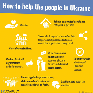 5 Dinge, mit denen du den Menschen in der Ukraine jetzt helfen kannst