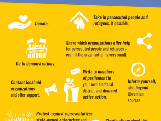 5 concrete things you can do to help the people in Ukraine right now
